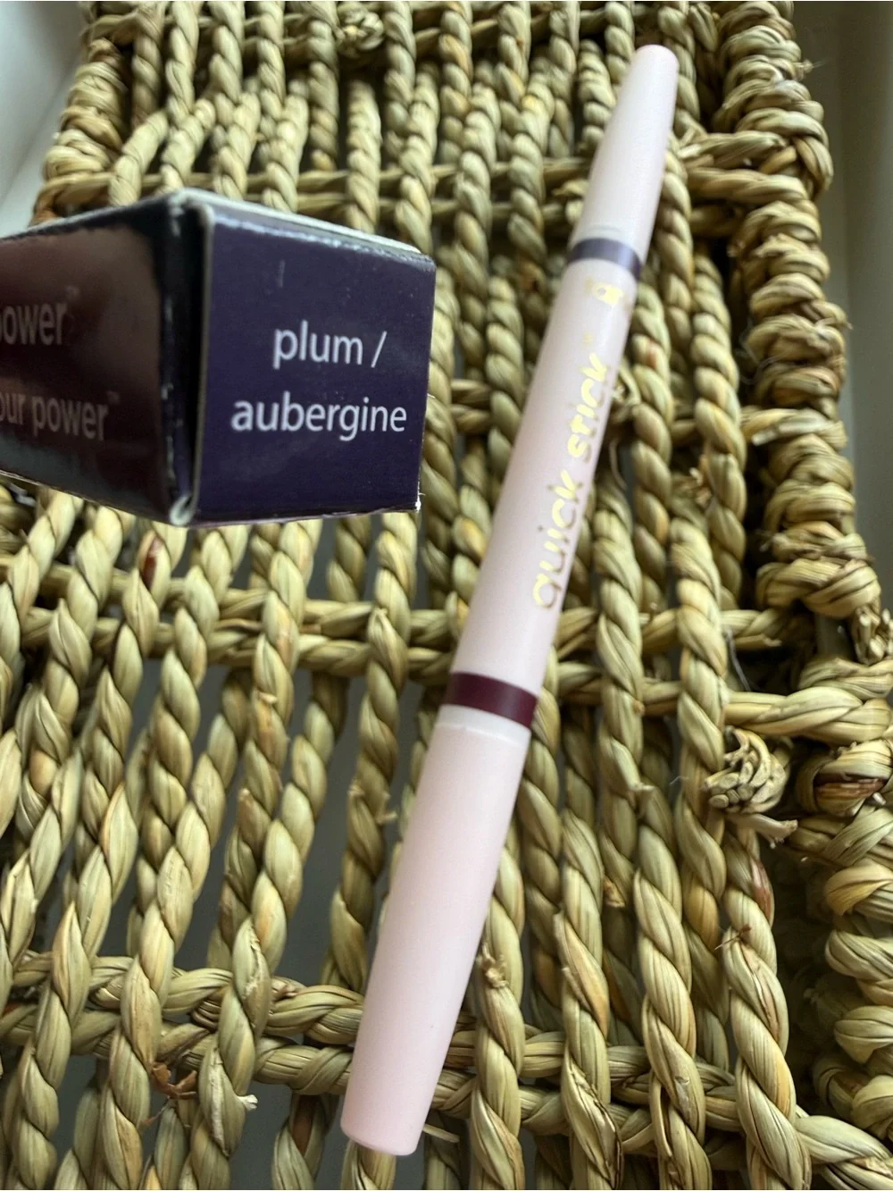 Tarte Quick Stick Double-Ended Gel Eyeliner Plum/Aubergine Full Size New
